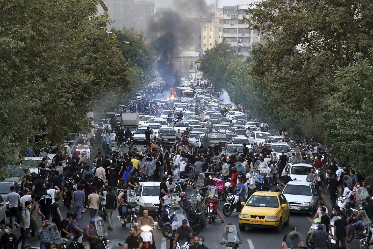Over 70 killed during Iranian protests as police use live ammunition, rights group says
